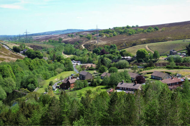 Barnsley town in South Yorkshire, England